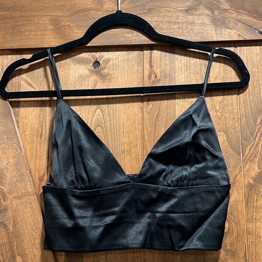 Zara Satin Bralette